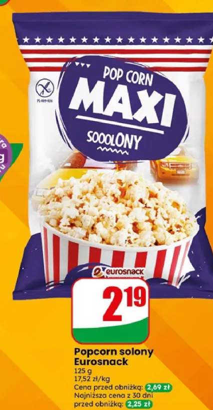 Popcorn solony Maxi Eurosnack