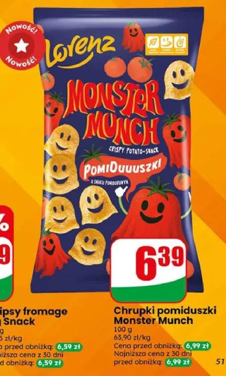Chrupki pomiduszki Monster Munch Lorenz