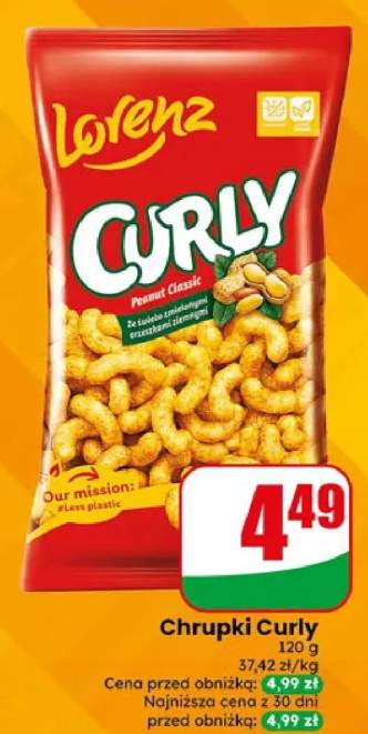 Chrupki Curly Peanut Classic Lorenz