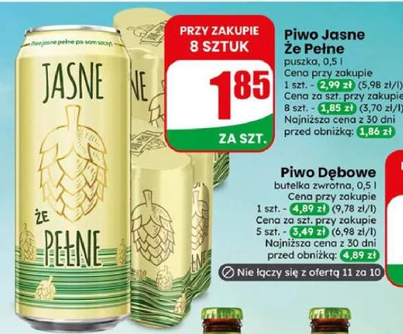 Piwo Jasne Że Pełne puszka