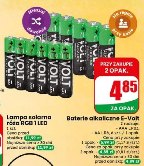 Baterie alkaliczne E-Volt AA LR6