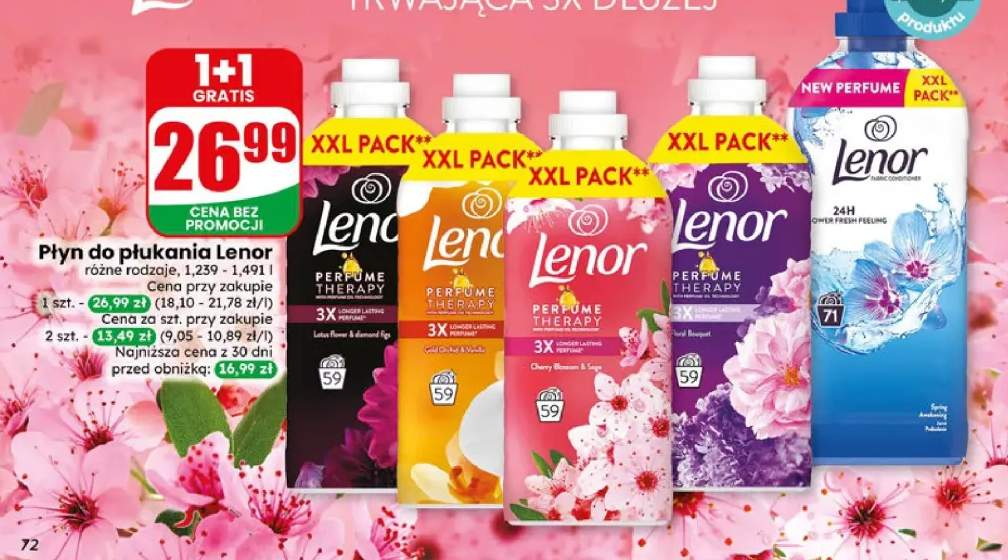 Płyn do płukania Lenor New Perfume Spring Awakening XXL Pack