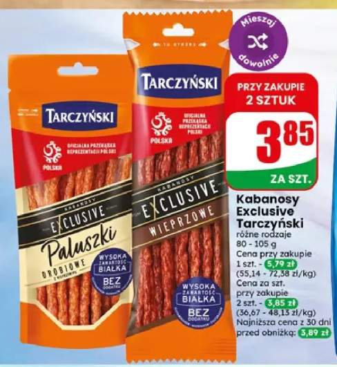 Kabanosy Exclusive wieprzowe Tarczyński