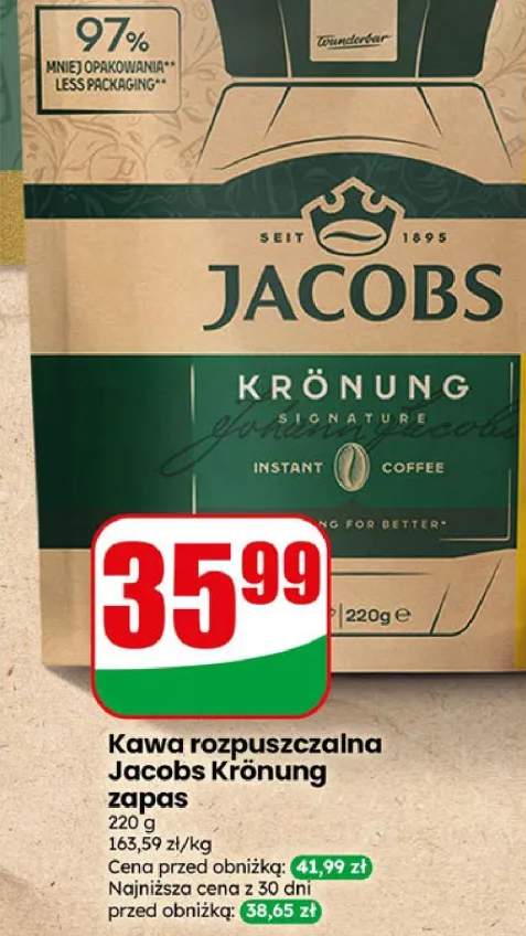 Kawa rozpuszczalna Jacobs Krönung zapas