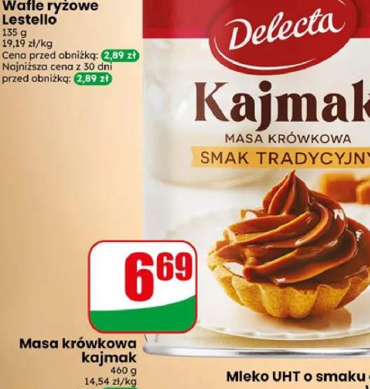 Masa krówkowa kajmak smak tradycyjny Delecta