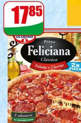 Pizza Salame e Chorizo Feliciana Dr. Oetker