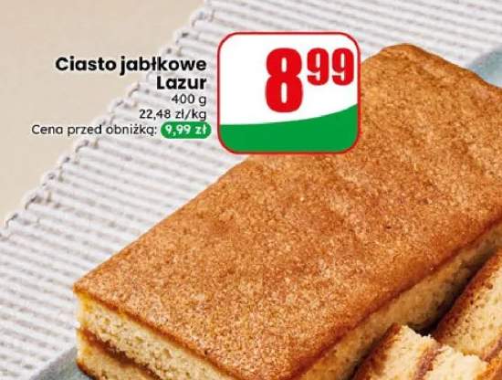 Ciasto jabłkowe Lazur