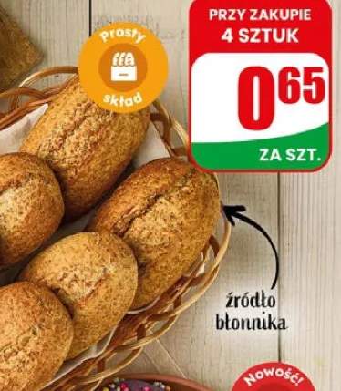Bułka paluch pszenny graham