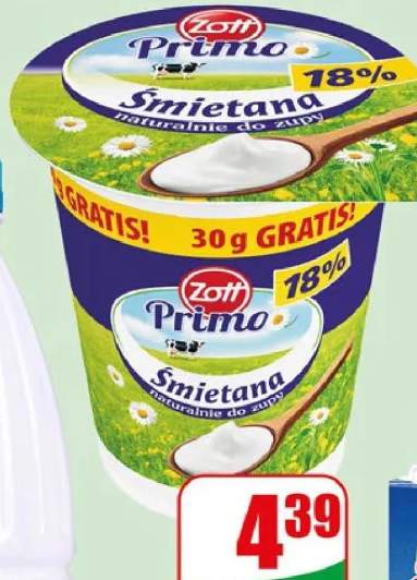 Śmietana 18% Primo Zott