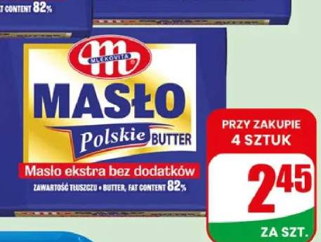 Masło ekstra 82% Polskie Mlekovita