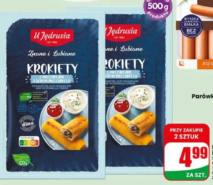 Krokiety z pieczarkami i serem mozzarella U Jędrusia