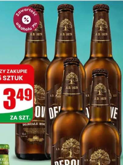 Piwo Dębowe butelka zwrotna