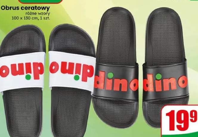 Klapki Dino damskie 3 kolory