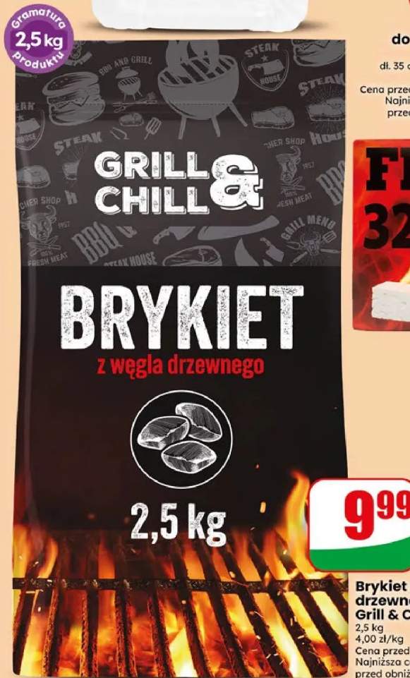 Brykiet z węgla drzewnego Grill & Chill