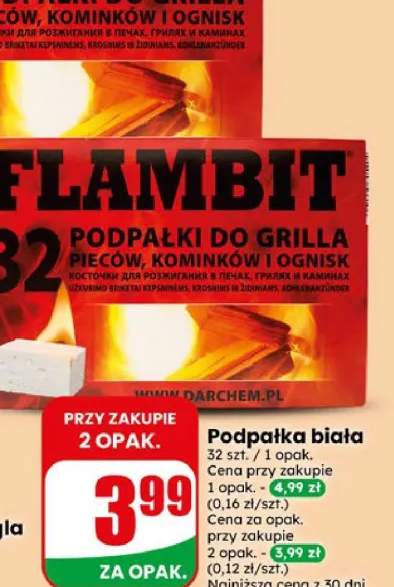 Podpałka biała Flambit 32szt