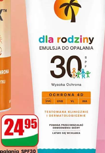 Emulsja do opalania SPF30 dla rodziny Kolastyna