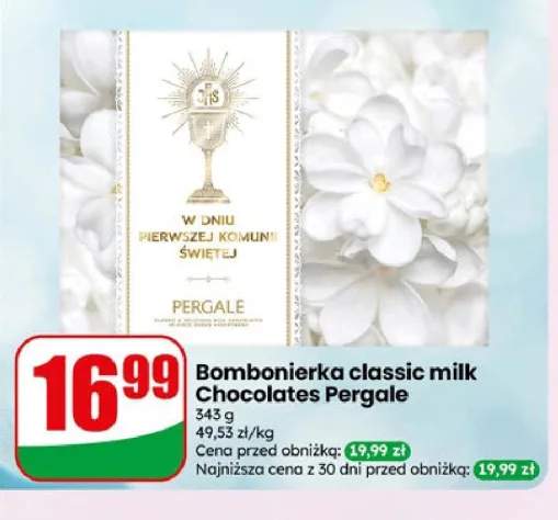 Bombonierka classic milk Chocolates Pergale