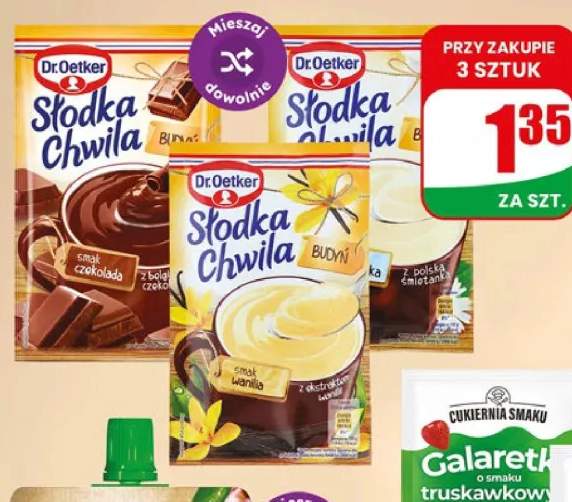 Budyń Słodka Chwila smak czekolada 43-45g Dr.Oetker
