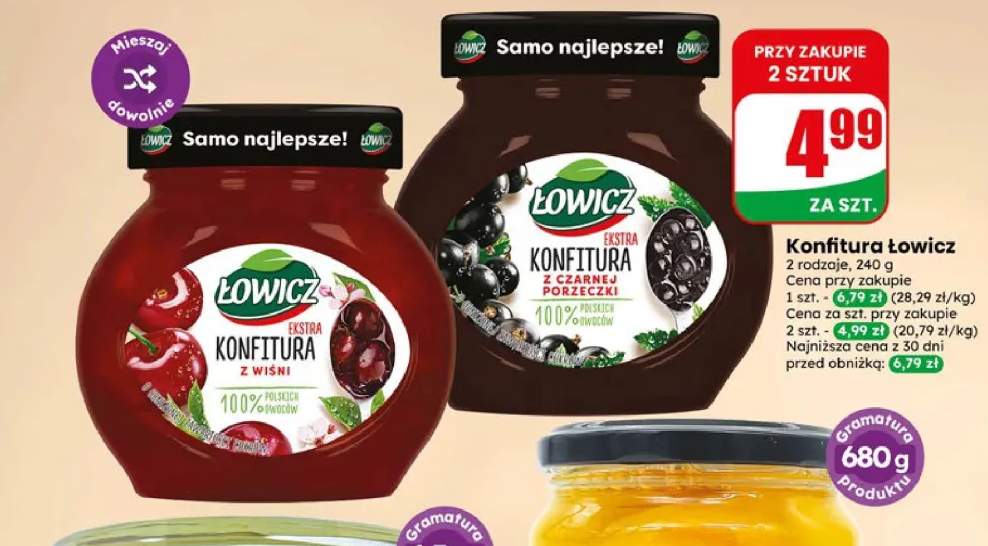 Konfitura z wiśni Łowicz
