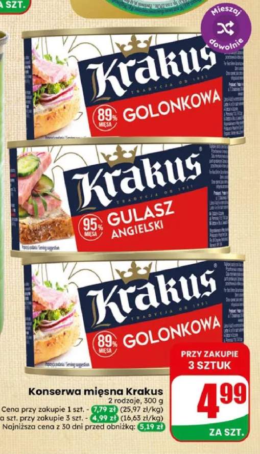 Konserwa mięsna Krakus Golonkowa