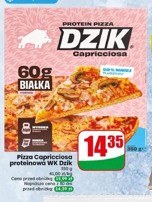 Pizza Capricciosa proteinowa WK Dzik