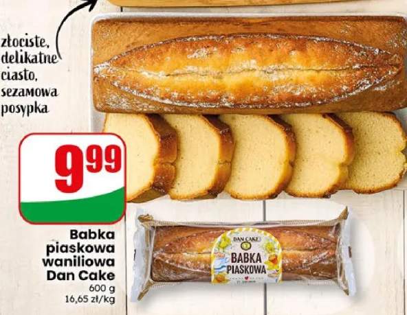 Babka piaskowa waniliowa Dan Cake