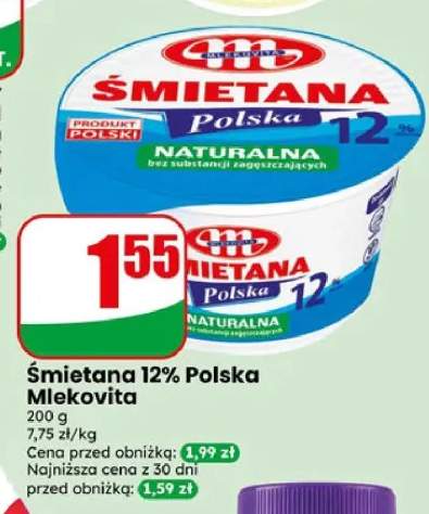 Śmietana 12% Polska Mlekovita