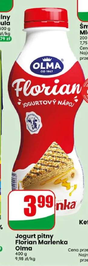 Jogurt pitny Florian Marlenka Olma