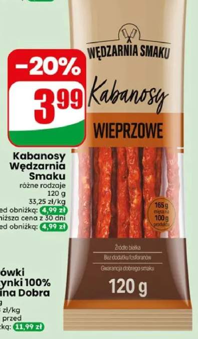 Kabanosy wieprzowe Wędzarnia Smaku