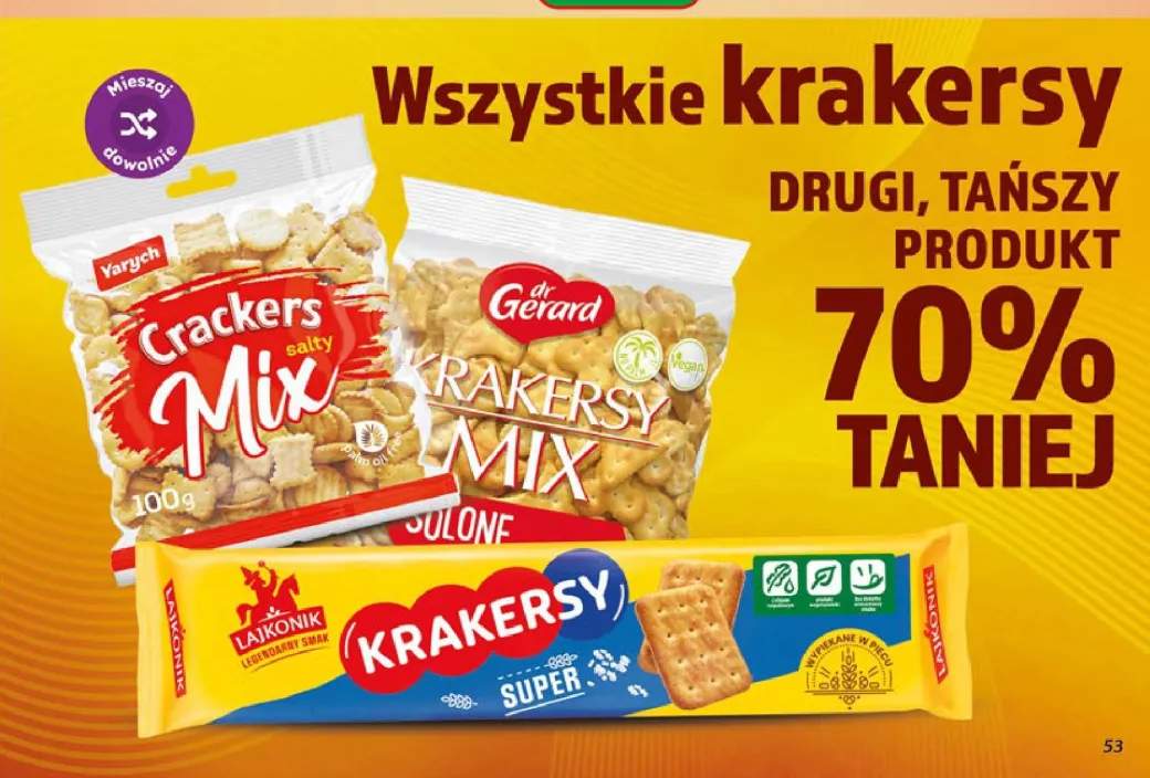 Krakersy Crackers Mix Salty Yarych