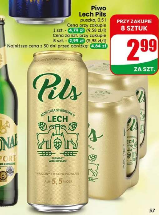 Piwo Lech Pils