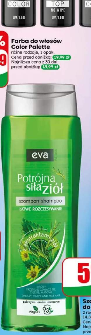 Szampon do włosów Eva Potrójna siła ziół