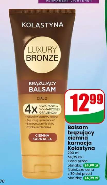 Balsam brązujący ciemna karnacja Kolastyna Luxury Bronze