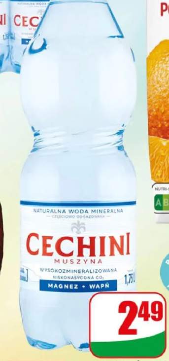Woda mineralna Cechini Muszyna