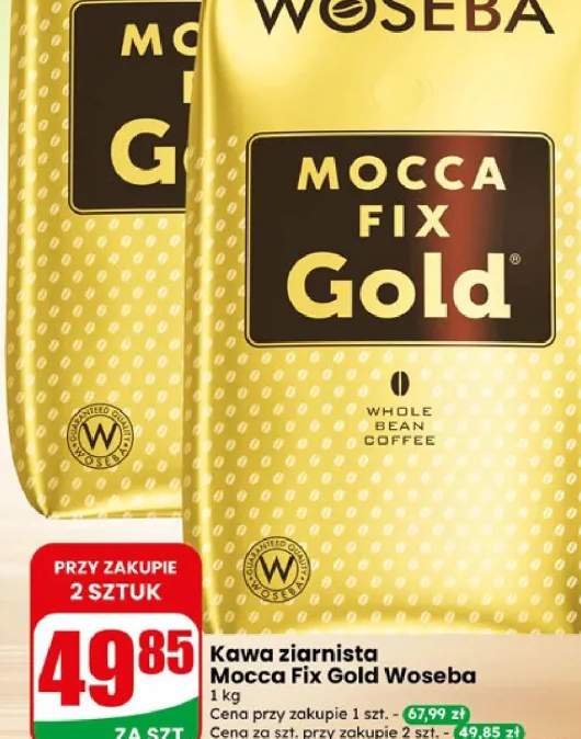 Kawa ziarnista Woseba Mocca Fix Gold