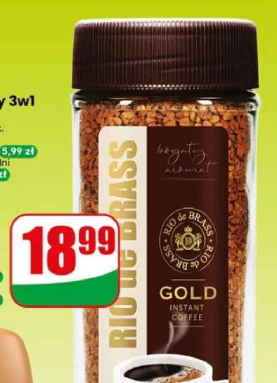 Kawa rozpuszczalna Rio de Brass Gold