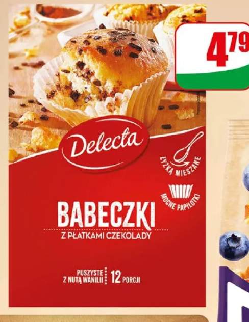 Babeczki z płatkami czekolady Delecta