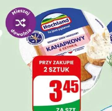Serek kanapkowy Hochland z szynką