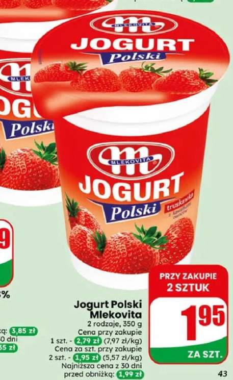 Jogurt Polski Mlekovita truskawka