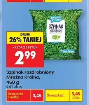 szpinak mrożony