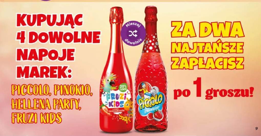 Napój Fruzi Kids truskawkowy