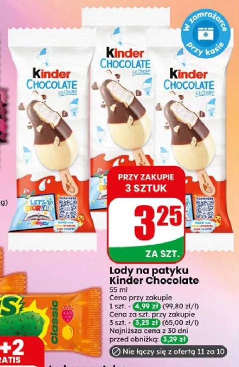 Lody na patyku Kinder Chocolate
