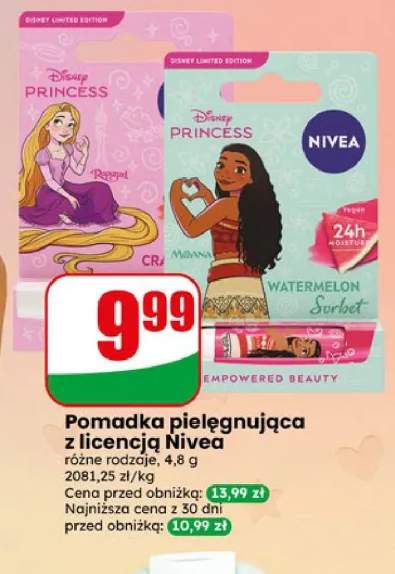 Pomadka pielęgnująca z licencją Nivea Disney Princess