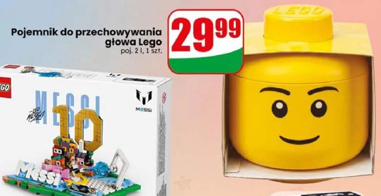Pojemnik do przechowywania głowa Lego poj. 2l