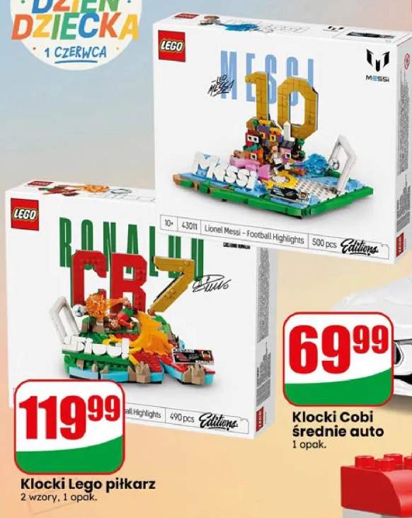 Klocki Lego piłkarz Messi