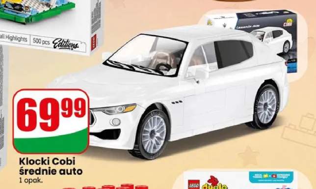 Klocki Cobi średnie auto