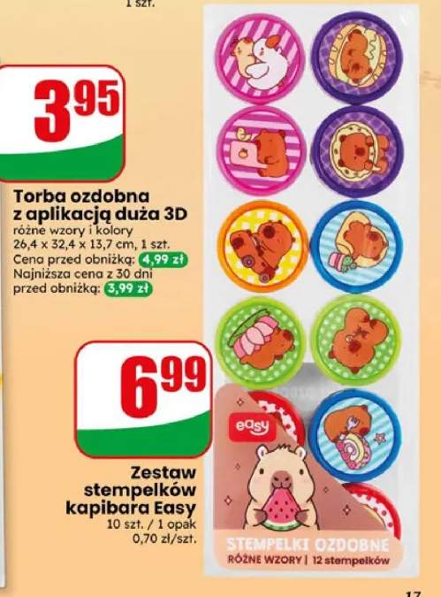 Zestaw stempelków kapibara Easy 10-pak