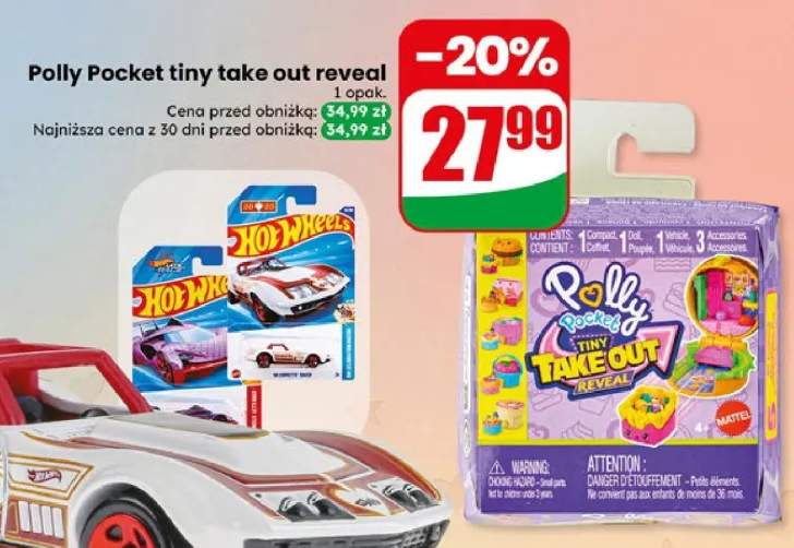 Zestaw Polly Pocket tiny take out reveal
