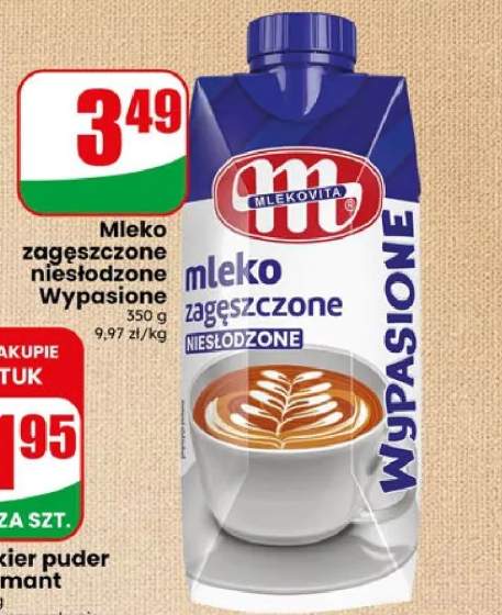 Mleko zagęszczone niesłodzone Wypasione Mlekovita