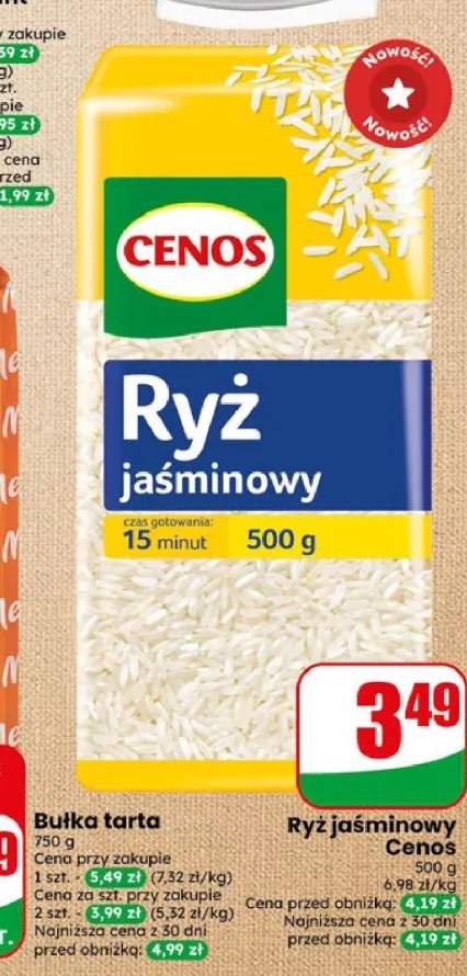 Ryż jaśminowy Cenos Nowość!
